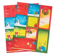Darice 'Gift Tag Stickers - Christmas - 9 Stickers per Sheet - 2