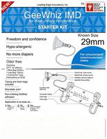 External Condom Catheter for Urine Incontinence Starter Pack - Geewhiz 29MM Silicone Gel || Diaper Alternative