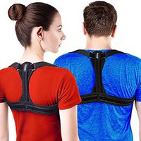 Modetro Sports Posture Corrector Spinal Support -Physical Therapy Posture Brace for Men or Women - Back, Shoulder, and Neck Pain Relief - Spinal Cord Posture Support