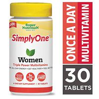SuperNutrition, SimplyOne Multi-Vitamin for Women, High-Potency, One/Day Tablets, 30 Day Supply