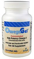 OmegaGel High Potency Omega-3 Fish Oil (60 Count)