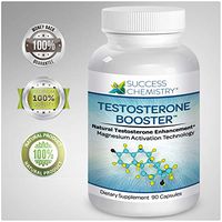 Testosterone Booster by Success Chemistry. Increase Healthy Sex Drive & Libido. Boost Lean Muscle Growth & Burn fat. Improve performance, Stamina & Strength. Potent & Natural. Non-GMO. 90 Veggie Caps.