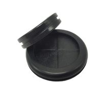 Flyshop 1-5/8" ID 2" Drill Hole Grommets Synthetic Rubber Grommets Wire Protection,Round, 4-Pack
