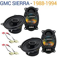 Compatible with GMC Sierra 1988-1994 Factory Speaker Replacement Harmony (2) R46 Package New