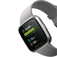 AboutTime SmartWatch Bluetooth Smart Watch, Long Battery IP67 Waterproof Sleep Monitor Message/Call Reminder All-in-One Bracelet for Android & iOS Apple iPhone/Samsung Galaxy/Huawei/Xiaomi, Silver