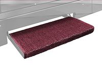 Prest-O-Fit 2-1054 Jumbo Wraparound + Plus RV Step Rug Burgundy Wine 23 In. Wide by Prest-O-Fit