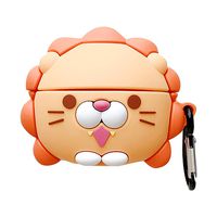 Shan-S for Airpod Pro Case, Cute 3D Funny Cartoon Soft Silicone Cover, Kawaii Fun Cool Keychain Design Protective Cover Skin Case for AirPods Pro 2019 Charging Case,Girls Kids Boys