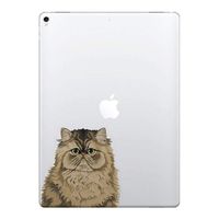 FINCIBO 5 x 5 inch Cute Golden Tabby Persian Cat Removable Vinyl Decal Stickers for iPad MacBook Laptop (Or Any Flat Surface)