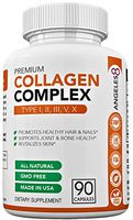 Premium Multi Collagen Peptides Capsules (Types I,II,III,V,X) - Anti-Aging, Hydrate Skin & Hair Growth, Strong Joints, Bones & Nails - Hydrolystate Collagen Protein Supplement for Women and Men