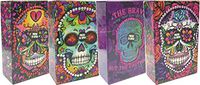 HHB Eclipse Rhinestone Candy Skull Design Crushproof Plastic Cigarette Case, Kings, 2ct, 3116M29