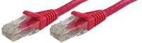Lynn Electronics OLG10ARDR-014 Optilink CAT5E 14-Feet Patch Cord, Red, 2-Pack