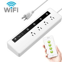 WiFi Smart Power Strip, Neefeaer Surge Protector with 4 Smart Plugs, 3 USB Charging Ports and Type C Port, Multi Outlets with WiFi Storage Share Function,Voice Control via Alexa,Remote Control via APP