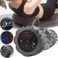 JLJLJL Vibrating Foam Roller Electric Yoga Column Foam Shaft Muscle Relax Stovepipe Vibration Massage Pain Relieve Roller,Black