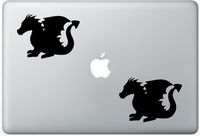 Dragon Lovers And Dungeon Crawlers Will Love These ArcDecals78601710 Set Of Two (2x) , Decal , Sticker , Laptop , Ipad , Car , Truck