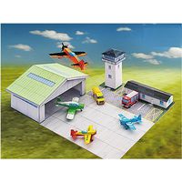 Aue Verlag Schreiber-Bogen Card Modelling for Children Airport 1:100