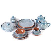 Vajilla Flor Ceramics Mexican Folk Art Clay Alebrije Sculpture Mexican Folk Art