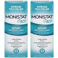 Monistat Care Maximum Strength Instant Itch Relief Cream, 1 Ounce each (Value Pack of 3)