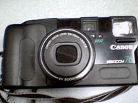 Canon, Inc. Canon Sure Shot Mega Zoom 76 35mm Film Camera w/ 2x Zoom Canon Zoom Lens 38-76mm 1:3.8-7.2 35mm Film Camera (Black Color Version)