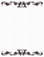Christmas Decorated Stationery Printer Paper 26 Sheets