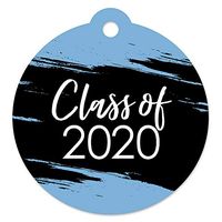 Big Dot of Happiness Light Blue Grad - Best is Yet to Come - Light Blue 2020 Graduation Party Favor Gift Tags (Set of 20)