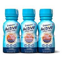 Ensure Active High Protein Nutrition Shake, Vanilla, 8 oz bottles (Pack of 24) by Ensure Child