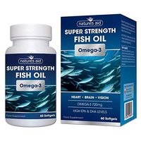 Natures Aid Super Strength Fish Oil (Omega 3) 720mg Omega 3 60 Softgels