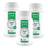 CARSON LIFE Omega 3-6-9 Soft Gels - 1000 Mg - 3 Pack, 60 Soft Gels Each - Supplement For Managing Cholesterol, Arthritis, High Blood Pressure, Heart Health - Cardiovascular Function and Healthy Joints