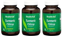 (3 Pack) - HealthAid - Turmeric (Curcumin) 750mg | 60's | 3 Pack Bundle