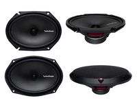 2) Rockford Fosgate R168X2 6x8" 110W + 2) R169X2 6x9" 130W 2Way Coaxial Speakers