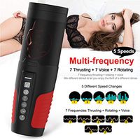 Electronic Massage Cup Male Masturbation six Toy Electric Vibrating Masturbator Cup Japanese Aircraft Cup Man Toy Hands Free with USB Rechargable Realistic 3D Sexy Underwear for Men T-Shirt