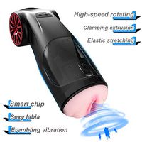 Lifelike Enjoy Male Aír-cräft Cup Auto Suck Oral Cup Induced Deep Throat Automatic Sucking Blow-Job Mástùrbàtion Device - Training Sleeve USB Rechargeable Intelligent Handsfree Sensual Sweet