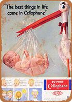 Wall-Color 9 x 12 Metal Sign - Du Pont Cellophane Baby in a Bag - Vintage Look