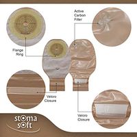 20 One-Piece w/Velcro Ostomy Bag