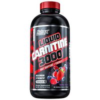 Nutrex Research Liquid Carnitine 3000 | Premium Liquid Carnitine, Stimulant Free, Fat Loss Support | Berry Blast