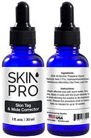 SkinPro Skin Tag Remover And Mole Corrector For Fast Removal Of Skin Moles, Skin Tags, Warts And Other Minor Growths, Medical Grade Formula with 17% Salicylic Acid (1 fl oz, 30 ml)