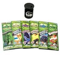 Juicy Hemp Wraps All Natural Variety Pack 6 Pack with KC Pop Top