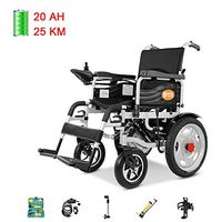 Wheelchair Medical Equipment Foldable Electric Self-Service Manual and Electric Dual Mode Electromagnetic Brake Can Lie Down and Rest Walker Assist Devices (Size : HG01-A)