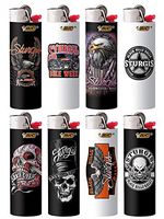 BIC Special Edition Sturgis Motorcycle Rally Series Lighters, Set of 8 Lighters