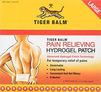Tiger Balm Pain Relieving Patch Large 4 Each