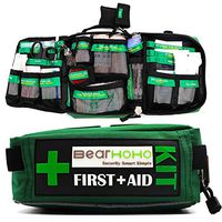 Qnlly Handy First Aid Kit Bag 165-Piece Lightweight Emergency Medical Rescue Outdoors Car Luggage School Hiking Survival Kits,Bag and Medical Kits