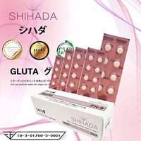 SHIHADA Gluta Pure 100% Pores Tighten Smooth Skin Aura Slow The Aging A+ from Japan (50 Pills)
