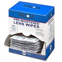 Premoistened Lens and Glass Cleaning Wipes - Portable Travel Cleaner for Glasses, Camera, Cell Phone, Smartphone, and Tablet - Disposable, Quick Drying, Streak Free - Individually Wrapped, Pack of 200