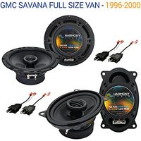 Compatible with GMC Savana Full Size Van 1996-2000 OEM Speaker Upgrade Harmony Speakers Package