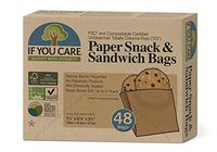 If You Care 100% Unbleached Paper Snack & Sandwich Bags, 48ct, 2pk