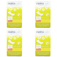 Natracare Organic & Natural Curved Panty Liners 30 ea (Pack of 4)