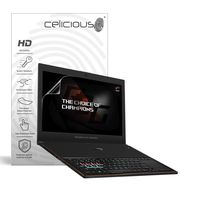 Celicious Vivid Invisible Glossy HD Screen Protector Film Compatible with ASUS ROG Zephyrus GX501 [Pack of 2]
