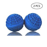 BERON Set of 2 Eco-Friendly Laundry Balls for 1500 Washings (Deep Blue)