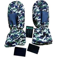 FORESTIME Heated Camouflage Gloves,Mens Womens Warmer Thick Ski Gloves Mittens Outdoor Electric Rechargeable Battery Gloves for Winter Skating Snow Camping