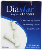 Diastar Easy Test II Lancets, 100 Count