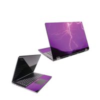 MightySkins Skin Compatible with Lenovo Flex 6 14" (2018) - Purple Lightning | Protective, Durable, and Unique Vinyl Decal wrap Cover | Easy to Apply, Remove, and Change Styles | Made in The USA